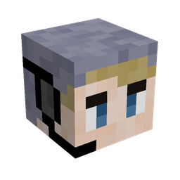 Black skin: head render
