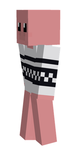 Black skin: body, left side render