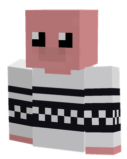 Black skin: bust render