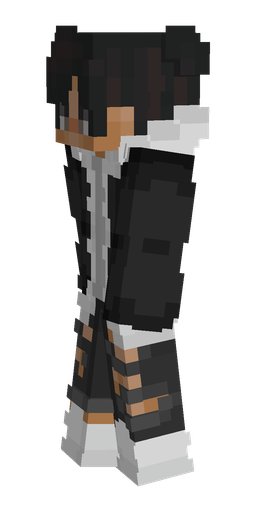 Black skin: body, left side render
