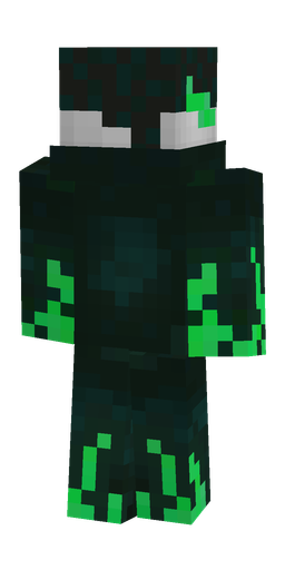 Black skin: body, back render