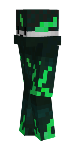 Black skin: body, left side render