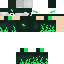 Black skin: raw texture render