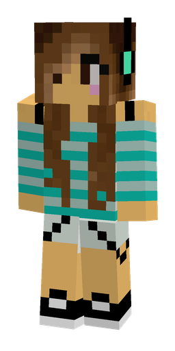 Brown skin: body, front render