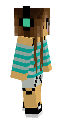 Brown skin: body, right side render