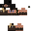 Black skin: raw texture render
