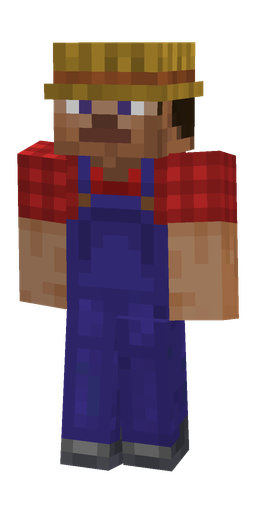 Blue skin: body, front render