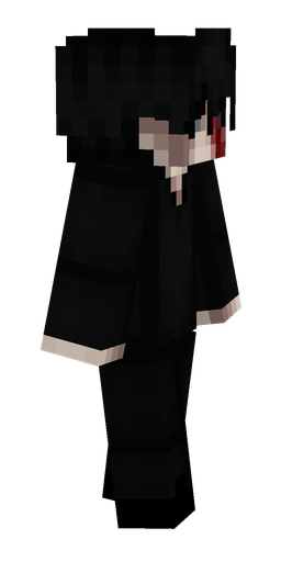 Black skin: body, right side render