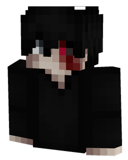 Black skin: bust render