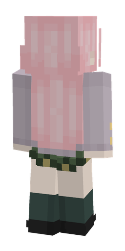 Gray skin: body, back render