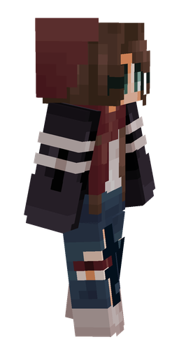 Black skin: body, right side render