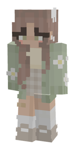 Green skin: body, front render