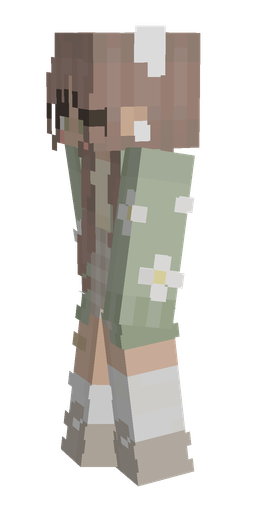 Green skin: body, left side render