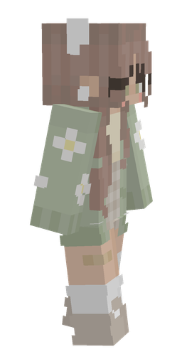 Green skin: body, right side render