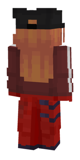 Orange skin: body, back render
