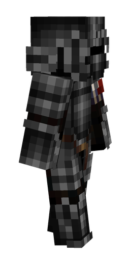 Black skin: body, right side render