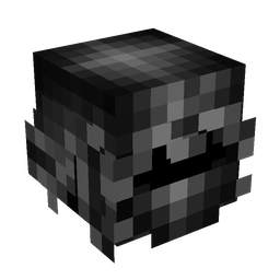 Black skin: head render