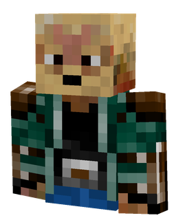 Black skin: bust render