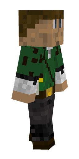 Black skin: body, right side render