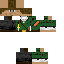 Black skin: raw texture render