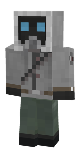 Black skin: body, front render
