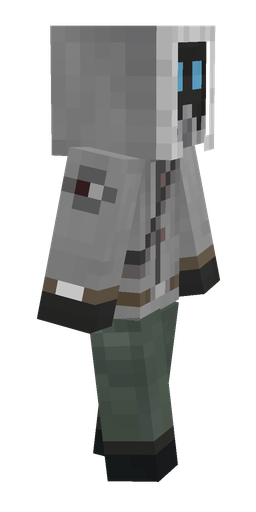 Black skin: body, right side render