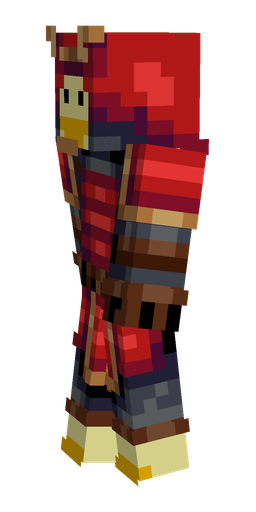Black skin: body, left side render