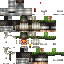 Black skin: raw texture render