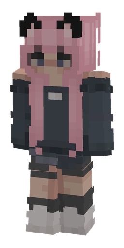Black skin: body, front render
