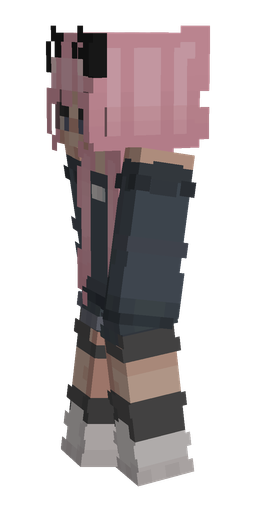 Black skin: body, left side render