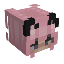 Black skin: head render