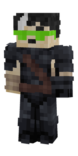 Black skin: body, front render