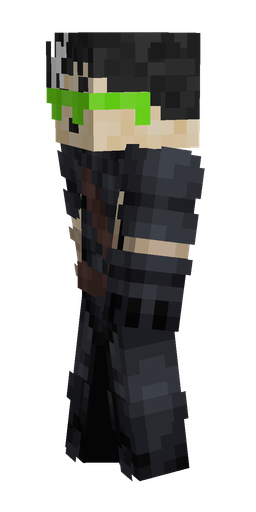 Black skin: body, left side render