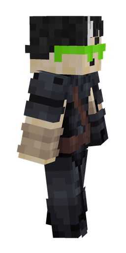 Black skin: body, right side render