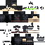Black skin: raw texture render
