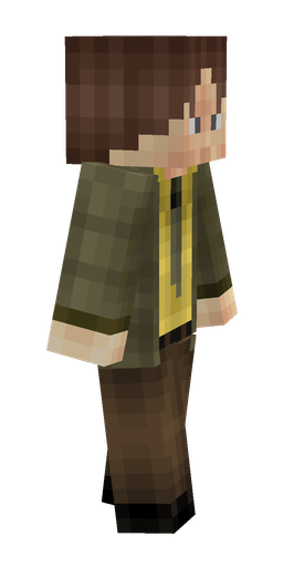 Brown skin: body, right side render