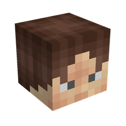 Brown skin: head render