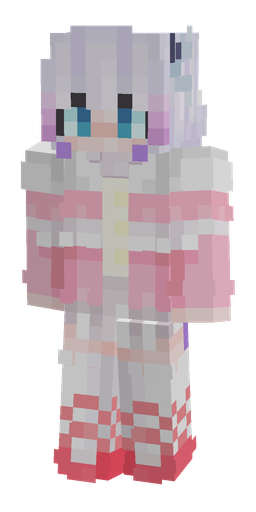 Pink skin: body, front render