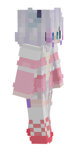 Pink skin: body, right side render