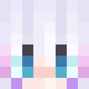 Pink skin: face render