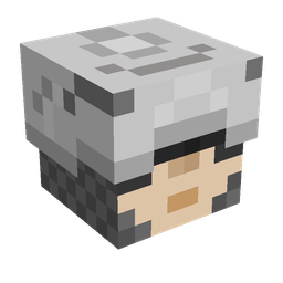 Black skin: head render