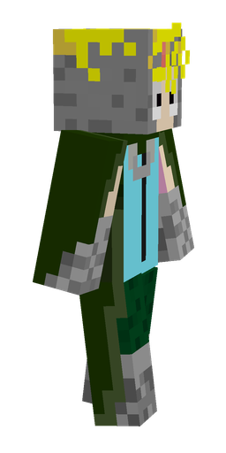Black skin: body, right side render