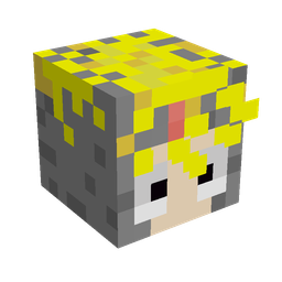 Black skin: head render