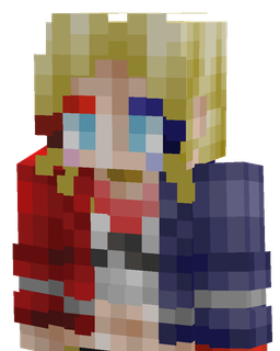 Blue skin: bust render