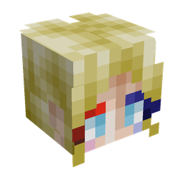 Blue skin: head render