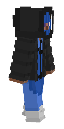 Black skin: body, right side render