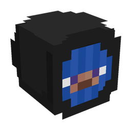 Black skin: head render