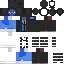Black skin: raw texture render