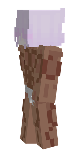 Brown skin: body, left side render