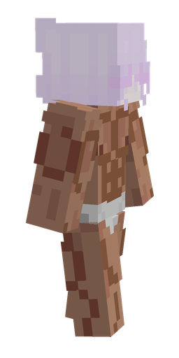Brown skin: body, right side render